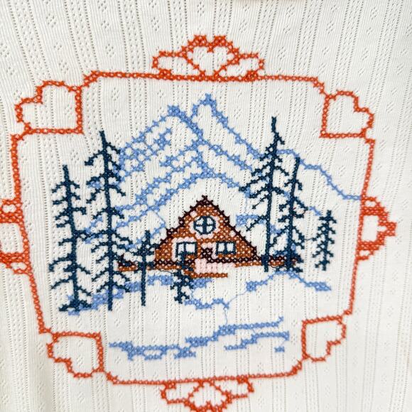 We the Free People Through the Woods Embroidered Long Sleeve Top Shirt  Small - Picture 4 of 8